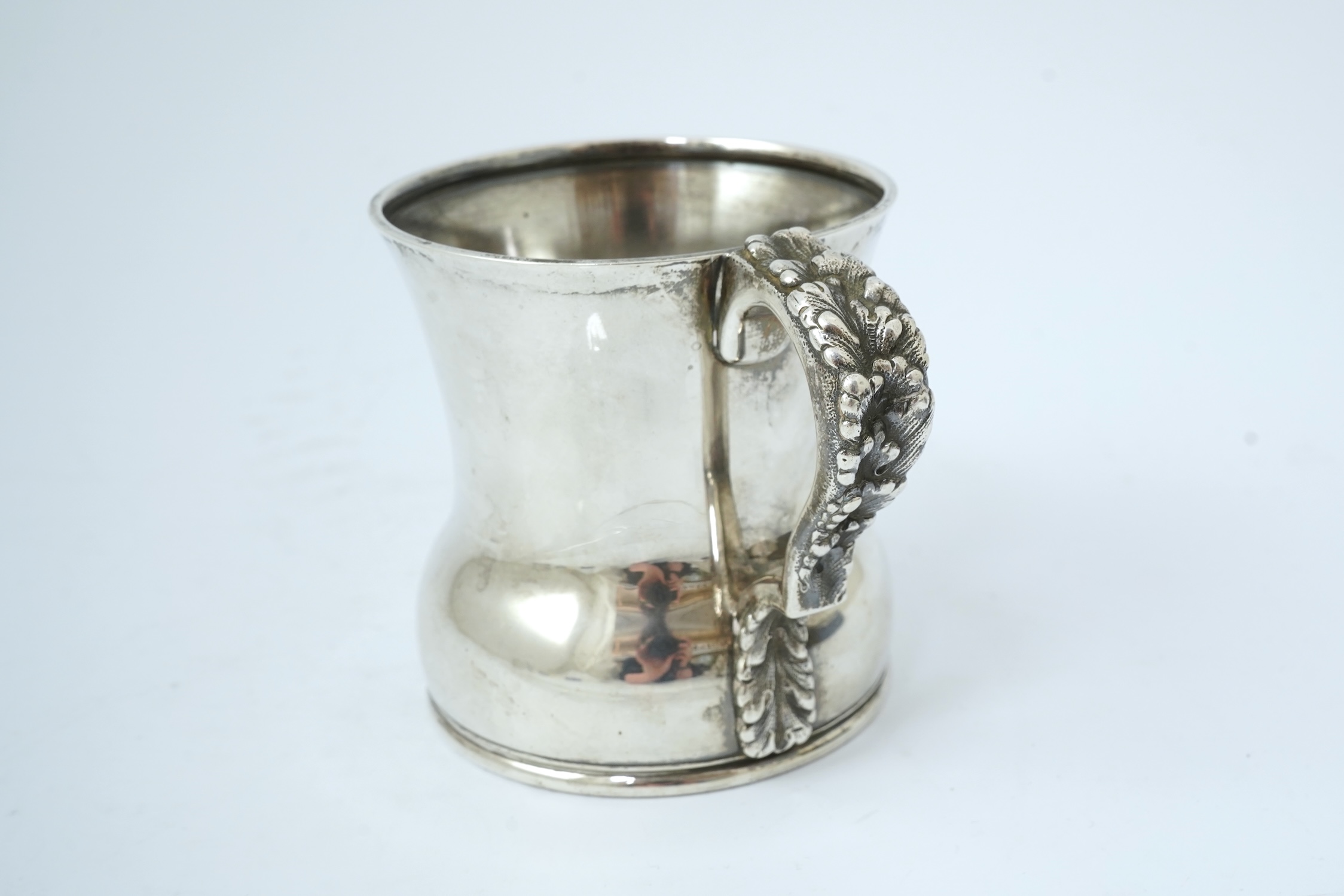 A late 19th century Tiffany & Co sterling mug